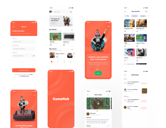 GameHub Ecommerce App